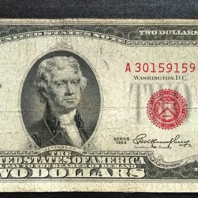 1 доллар США - В.В. Путин (с надпечаткой)