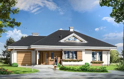 Проекты домов от 200 до 250 м² - Планы, 3D виды, фото