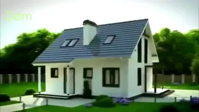 Проект каркасного дома 7 на 7 с мансардой и террасой: цена строительства  под ключ - недорого
