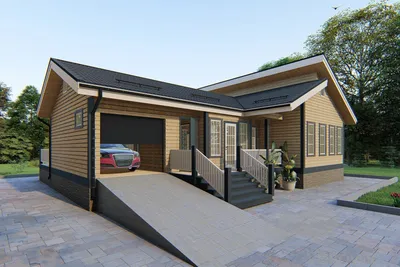 Проект Rg5640 - Одноэтажный дом с мансардой и гаражом (160 м2, 10м x14м) -  купить с доставкой по выгодным ценам в интернет-магазине OZON (426379281)