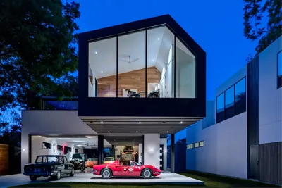 Готовый типовый проект двухэтажного дома с гаражом