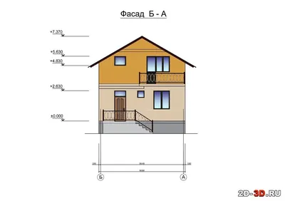MD4844 — Одноэтажный дом с подвалом и мансардой - CLEMANTIN