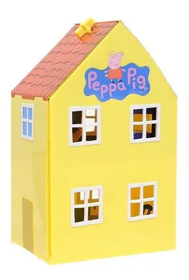 Набор игровой Peppa Pig Домик Свинки Пеппы - купить с доставкой по выгодным  ценам в интернет-магазине OZON (1047545421)