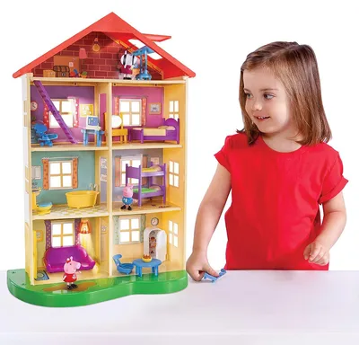 TM Toys Peppa Pig House Семейный домик свинки Пеппы 06384 купить в Москве |  Доставка по России.