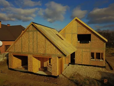 ᐈ Строительство домов из ОСБ панелей цена под ключ