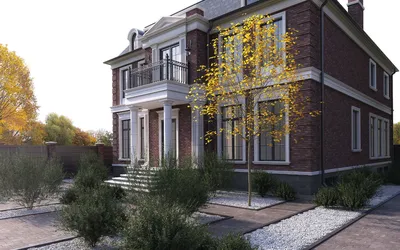 Загородный дом в английском стиле КП Серебряная роща | Фото построенного  дома