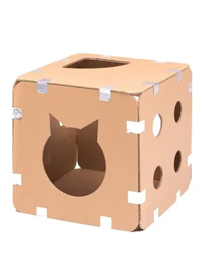 Фотография домика для кошки, который понравится вашему питомцу