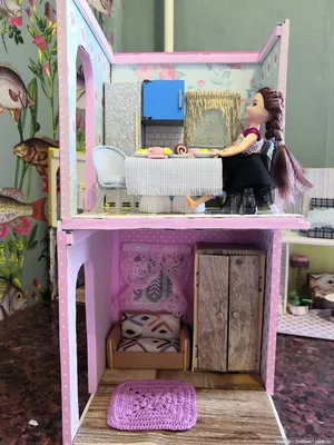 Кукольный домик для барби – заказать на Ярмарке Мастеров – 6C8HBRU |  Кукольные домики, Славянск-на-Кубани