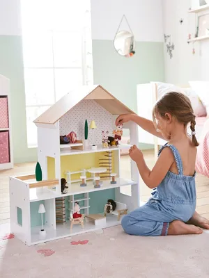 Делаем красивый дом и мебель для кукол Барби: Мастер-Классы в журнале  Ярмарки Мастеров