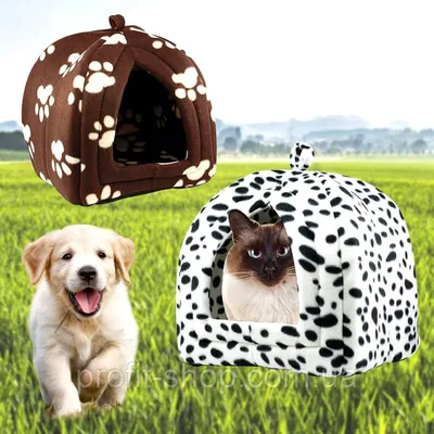 Домик для собак и кошек Гамма Лукошко, размер 33х30х30см., цвета в  ассортименте - Интернет зоомагазин MyPet-Online.ru