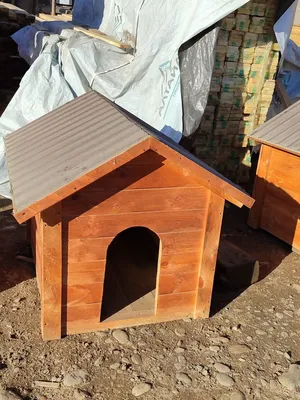 Домик для Кота оранжевый с серым мехом | Уютный домик для собаки | HAUSTIER