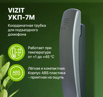 Блок вызова домофона VIZIT БВД-311 — купить по цене 2260 руб. в  интернет-магазине telecamera.ru