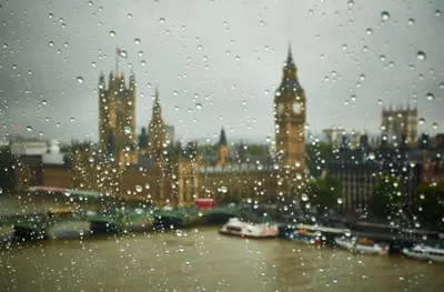 Мистические изображения Дождь в Лондоне: проникновенное сочетание фона и погоды