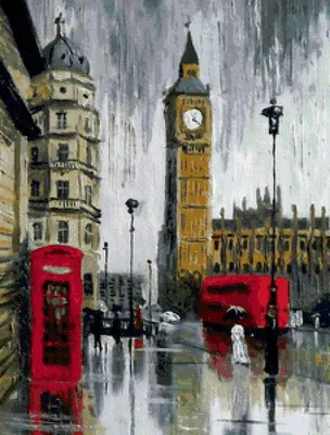 Живописные фотографии Дождь в Лондоне в хорошем качестве