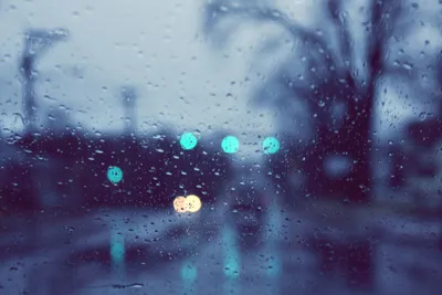 [34+] Дождь за стеклом фото
