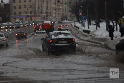 Дождь со снегом зимой, вечер, свет…» — создано в Шедевруме