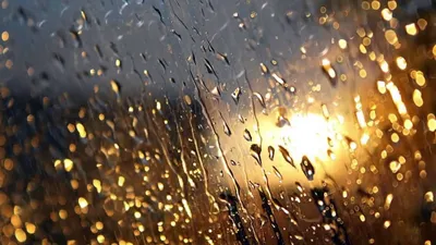 Романтическая атмосфера осеннего дождя: png фоны