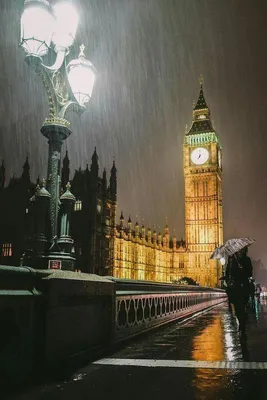 Картина \"Дождливый Лондон \"