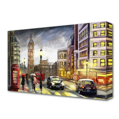 Картина по номерам Дождливый Лондон 40х50 см - купить с доставкой по  выгодным ценам в интернет-магазине OZON (522289933)