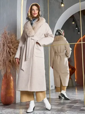 Пальто женское утепленное зимнее с мехом драповое SEZALTO 45571379 купить в  интернет-магазине Wildberries