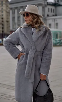 Теплое зимнее женское пальто Giulia Rosetti черного цвета с соболиным мехом  - Фабрика пальто Giulia Rosetti