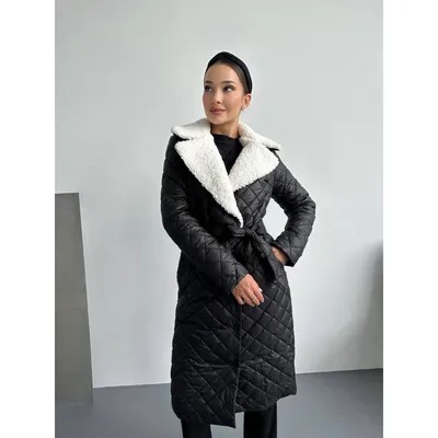 Женское пальто с натуральным мехом соболя или куницы — цена 18900 грн в  каталоге Пальто ✓ Купить женские вещи по доступной цене на Шафе | Украина  #66644589