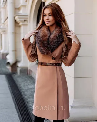 Пальто с мехом женское ГР ПД-22 купить в интернет-магазине г.  Санкт-Петербург – GRAFINIA