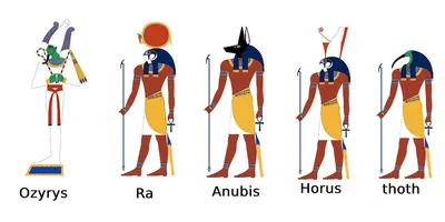 Древнеегипетские боги по версии Нейросети | Пикабу