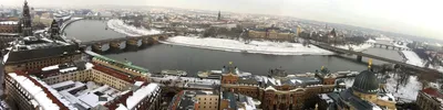 Дрезден зимой фото фотографии