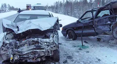 В Башкирии произошло второе за день массовое ДТП из-за снега — РБК