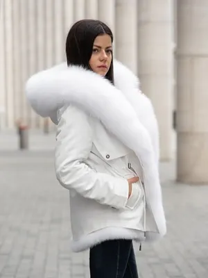 Парка женская с натуральным мехом куртка зимняя для девушек пуховик женский  тёплый для девочек Xin Meng Fur 46124686 купить в интернет-магазине  Wildberries