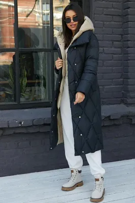 Модная куртка оверсайз для девушек черная купить в магазине 1001парка.ру