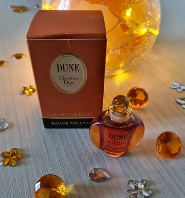 💝MINIATURE Vintage DUNE Christian Dior PURE PARFUM Mini Perfume NEW Aged  Print | eBay