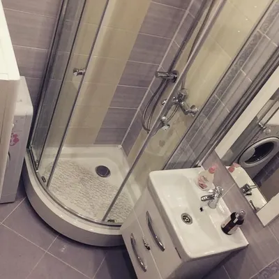 Санузел-крошка в однокомнатной хрущевке! | Оформление небольшой ванной  комнаты, Небольшие ванные комнаты, Современные небольшие ванные