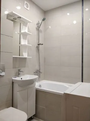 Как сделали ремонт ванной в Хрущевке (Портфолио)