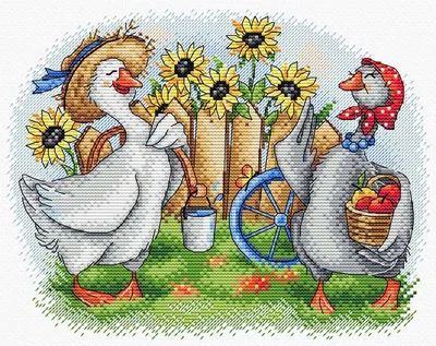 Коршунова Марина - сказка\"Два весёлых гуся\" | Рисунки, Эскизы животных,  Иллюстрации