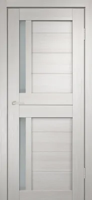 Дверь межкомнатная Оптима Порте Турин 506.12, цвет беленый дуб, экошпон,  стекло мателюкс - закажите в Барнауле по цене 4 230 ₽. Магазин ГИГАНТ-ДВЕРИ