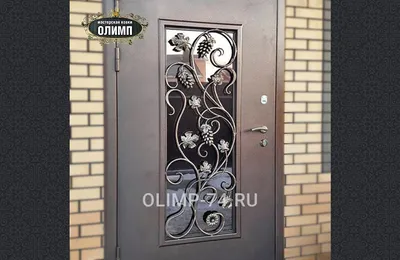 Двери с ковкой \"ОЛИМП\" в Челябинске