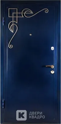 Железная дверь для загородного дома с элементами ковки ДК 32, цена 102 000  руб. - Купить в Москве