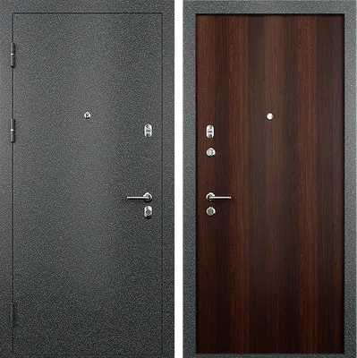 Дверь металлическая (Металл покрашенный с раскладкой - Металл покрашенный с  раскладкой) Входная железная дверь с ковкой - 120, каталог, цены, фото -  купить в Москве от производителя