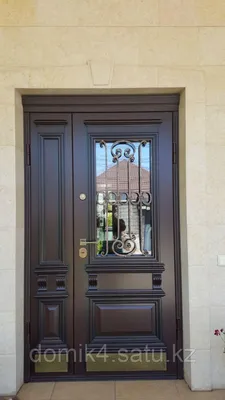 Входная дверь со стеклом 1-27 от производителя – цена, описание | Винчелли