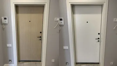 Установка (замена) панелей МДФ на входных дверях