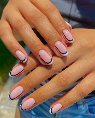 Beautiful French nails, Double french manicure, Evening french manicure,  Festive nails, January nails, Nails with gems… | Trendy nail design, Nail  designs, Nail art