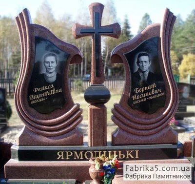 Двойной гранитный памятник ФГ-256, цена в Тольятти