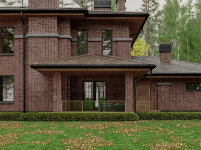 663B «Светлая полоса» - проект двухэтажного дома, современный стиль, с  террасой и с гаражом: цена | Купить готовый проект с фото и планировкой