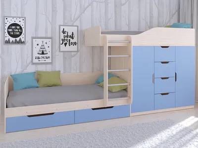 Двухъярусная кровать Гранада - кровать от производителя Формула мебели,  купить, заказать в Москве.