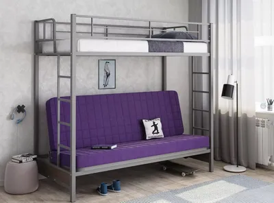 Двухъярусная кровать 25 - купить в СПб и Москве с доставкой - цена,  размеры, фото