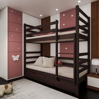 Двухэтажная кровать Аладин - купить Двухъярусные кровати в Киеве и Украине,  цены на Двухъярусные кровати в интернет магазине детской мебели Bibu