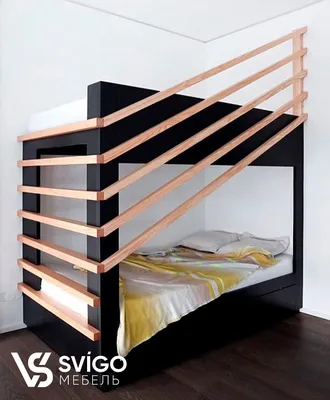 Двухъярусные кровати с лестницей - комодом