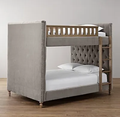 Купить Двухъярусная детская кровать Двухъярусные кровати горкой кровать  детская кроватка твердой древесины двухъяр… | Кровати, Двухъярусные кровати,  Детские кровати